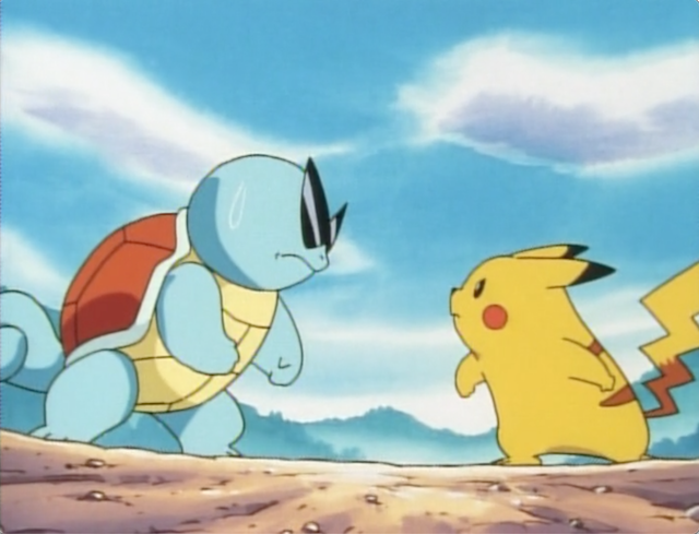 pikachu vs squirtle